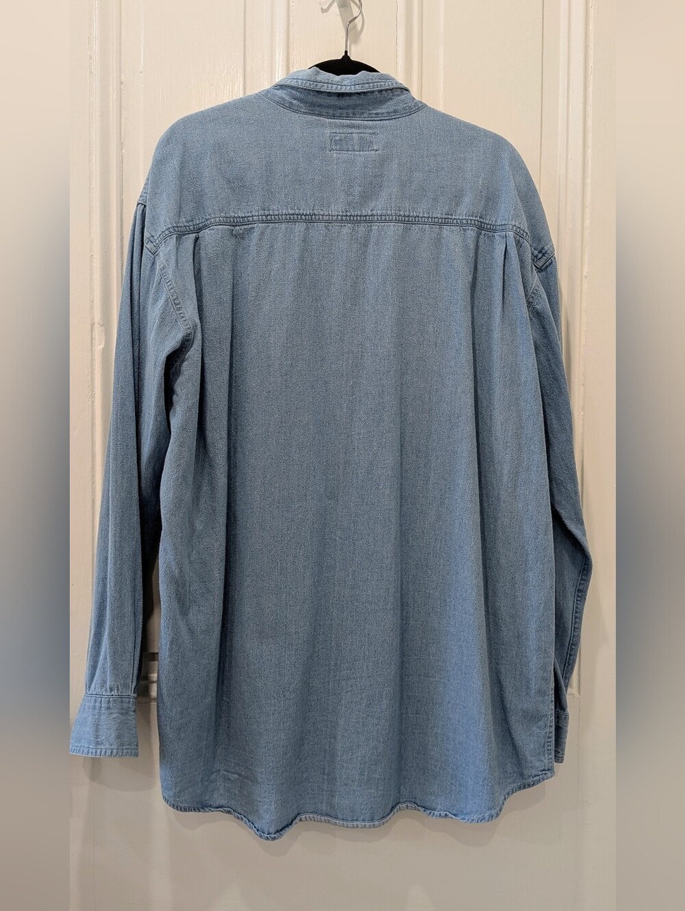 Vintage Polo Ralph Lauren Light Wash Denim Button-Up Shirt | XL - Picture 2 of 4